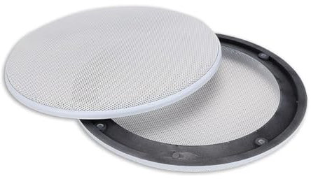 Agatige Cubierta Protectora para Altavoz De 6,5 Pulgadas, 2 Uds Rejilla De Altavoz De Cuatro Colores Decoración De Altavoz De Acero Laminado En Frío Y ABS para Sistema De Audio para Automóvil