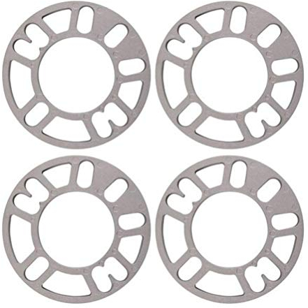 BESPORTBLE 4Pcs Spurverbreiterungen Distanzscheiben Platte Legierung Aluminium 4 5 Stud für Autocar Universal
