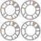 BESPORTBLE 4Pcs Spurverbreiterungen Distanzscheiben Platte Legierung Aluminium 4 5 Stud für Autocar Universal