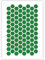 QBIX Hexagon Muster Schablone - Zum Malen auf Holz, Leinwand, Papier, Stoff, Boden, Wand und Fliesen - Wiederverwendbare DIY Kunst Handwerk Schablonen (A3 (29,7 x 42 cm)