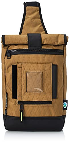 Diesel - Herren One Shoulder Rucksack Schultertasche mit Roll Top - KOGA Braun, Farbe:Braun