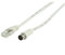 Sédéa Cable fiche rj45 Male et fiche antenne coaxiale 2m avec Adaptateur F /9.52mm
