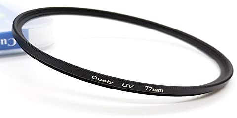 Filtre UV HD 77 mm pour objectif RF 24-105 mm f/4L pour appareil photo Canon EOS R5 R6 R RP et pour AF-S NIKKOR 24-120 mm f/4G AF-S 28 mm f/1.4E pour appareil photo Nikon D780 D850 D750
