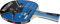 Butterfly Timo Boll Sapphire Tischtennisschläger | ITTF zertifizierter Addoy Belag für Wettkampf mit 1,7mm Schwamm | für ambitionierte Hobbyspieler, schwarz/blau
