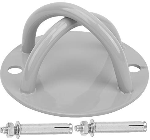 Aerial Yoga Anchor, Suspension Trainer Wall Mount Suspension Ceiling Hoop Hanging Plate Trainer Bracket Resistance Band Anchor Stainless Steel Strength Training for Fitness Swing Battle Ropes Gym Home