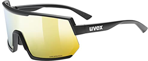 Uvex sportstyle 235 P - Sportbrille für Damen und Herren - polarisiert - beschlagfrei - black matt/red - one size