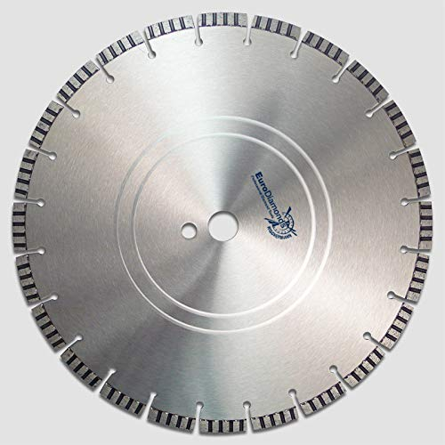 EDW TURBO SUPERCUT, disco diamantato professionale, 450 mm x 25,4 mm, disco diamantato universale per cemento, cemento armato, granito, muratura