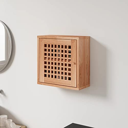 ZQQLVOO Schränke Anrichte Mehrzweckschrank Wandschrank 42x18x42 cm Massivholz Nussbaum