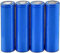 - 4 baterías Recargables de 3,7 V y 2200 mAh, Capacidad Completa, Baja autodescarga, 1200 ciclos, baterías de Larga duración para Linterna LED