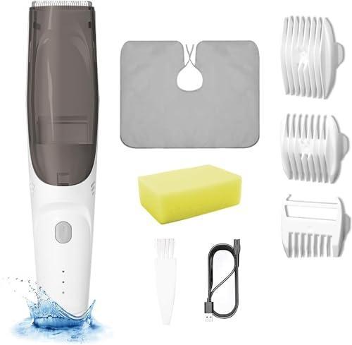 Cortadora de Pelo de bebé, Recortadora de Pelo para Niños y Hombres, kit de Corte de Pelo Eléctrico con Doble Potencia de Motor, Recortadora de Pelo Profesional Impermeable IPX7