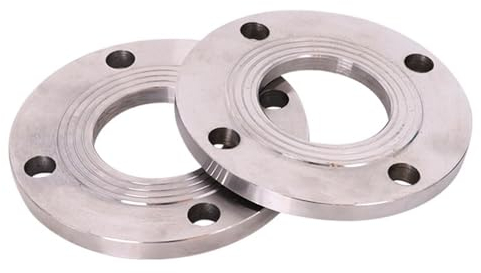 WEbjay Flansch Flachschweißflansch Schmieden Schweißeisen Rohrverbindungsflansch Kohlenstoffstahl 10kg DN15 DN20 DN25 DN32 DN40 DN50 DN65 DN80 Rohr Flansch(Größe:DN65(1pcs))