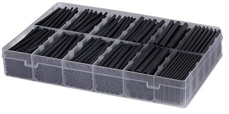 BOKIOESDE Cable Protector Heat Shrink Tube Full Recovery Temp 125°C Flammability V W-1 Ope Ration Temperation -55℃ To 125℃ Wire