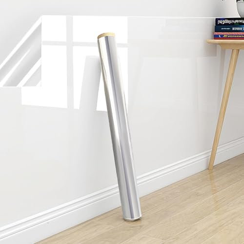 JTENGYAO Electrostatic Wall Protective Film, 40CMX10M Waterproof Anti-Scratch Contact Paper or Covers Wall Furniture Kitchen Backsplash Covering Countertop