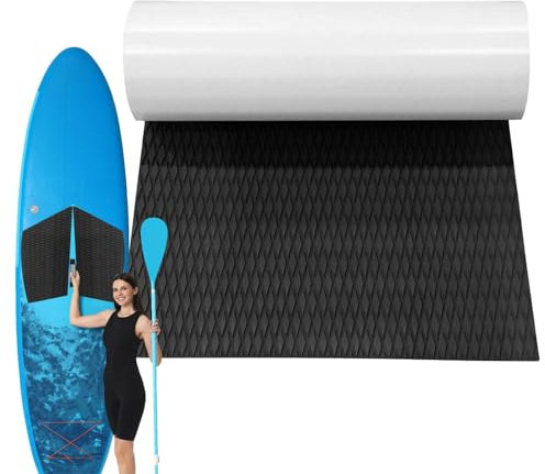 Gmokluytw Boat Decking Foam Mat | Non-Slip EVA Boat Flooring Deck Grip, Self-Adhesive Trimmable Sheet for Surfboard RV Yacht Kayak Swim - Deck Mat, Easy Installation