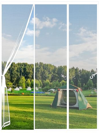 Zanzariera Magnetica per Porte 170x230cm Doppia Apertura Laterale Tenda Magnetica per Porte, Magnetica Auto Chiusura Anti Zanzare Rete, Tenda Porta Magnetica, per Porta Scorrevole, Porte Balcone