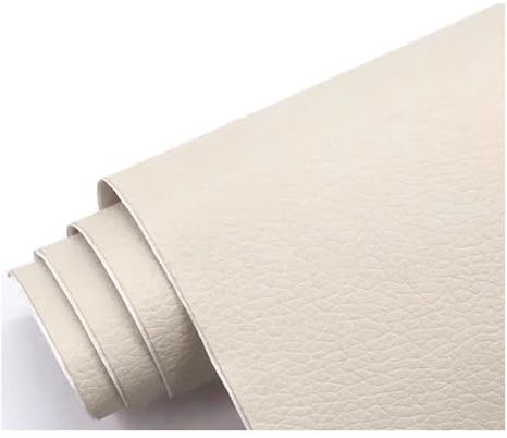 Kunstleder Selbstklebend Kunstleder-Flicken Für Die Möbelreparatur, Selbstklebendes Leder-Reparaturset, Sofa- Und Autositz-Reparaturflicken, Einfach Zu Verwenden(Beige white,50x50cm)