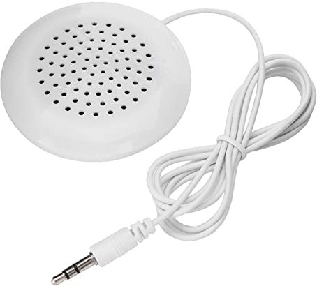 Segrehy Portable DIY Pillow Speaker, 3.5mm Mini Stereo Speaker for MP3, Phone, CD, with Easy Connectivity, for Bedtime Music Listening