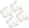 ABOOFAN Bolsa Grande para Frutos Secos 4 Unidades 30 X 30 Cm Colador de Alimentos para Hacer Yogur Queso Zumo
