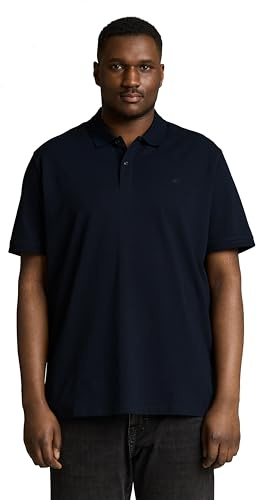 TOM TAILOR Herren 1044827 Poloshirt, 15148-Sky Captain Blue, 4XL Größen