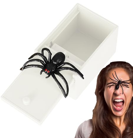 Halloween Spider Joke - Jumping Out Spider Joke - Hilarious Party Jokes April Day Funny Gift for Friends Family Adults Boys Children
