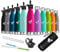 AORIN Bouteille d'eau en Acier Inoxydable isolé à Double Mur - 750ml - Gourde Isotherme Étanche sans BPA, Gourde Inox Bouche Standard, Gourde Enfant pour Sport, Gym, Voyage
