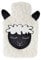 Hot Water Bottle Plush Sheep Super Soft Cover Premium Natural Rubber 1 Litre Hot Water Bag - Helps Provide Warmth and Comfort (Cream Sheep)