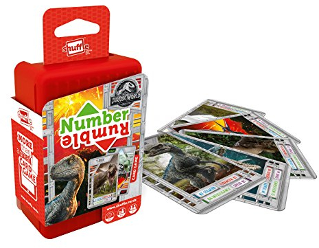 Shuffle 100241004 Jurassic Park/World Kartenspiel, Mehrfarbig