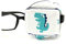 Einzelne Richtung Schöne Cartoon Augenklappen Brille Cover Lazy Training Amblyopia Strabismus Korrigierte Augenklappen für Kinder - (Dinosaurier #B) Linkes Auge