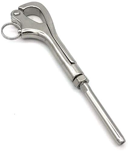 JY-MARINE 316# Edelstahl Quick Release Pelican Haken Bügel Segelboot Yacht für 1/8 Zoll Draht