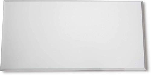 9x Alfa Schallabsorber 50 x 50 x 5 cm – Akustikdämmplatten (9 m²) | Profi-Qualität - Akustikdämmplatte aus Melaminharz-Schaumstoff mit Fase - Absorbiert Hall und Lärm - UV-beständig