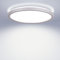 LED Deckenlampe LUCKY rund grau 18W Tageslicht Lampe 230V Aufputzlampe Deckenleuchte Leuchte