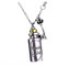 CrownOfRibbons Bottle and Key Charm Pendant Necklace, Alice in Wonderland Fairytale Jewellery for Women and Girls