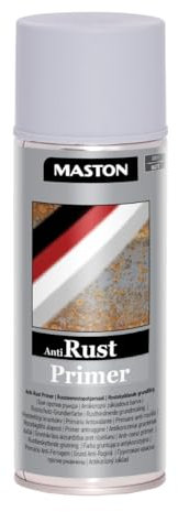 MASTON Primer Rust Protection Spray Paint 400 ml Grey