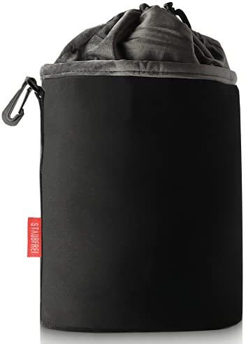 Housse de protection en néoprène Magnet-Kauf pour appareil photo ou objectif avec doublure en polaire et microfibre (taille : L)