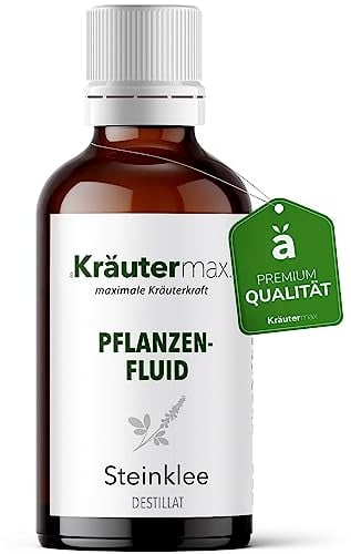 NEU! Kräutermax Steinklee Tropfen | Steinklee Pflanzenfluid als perfekte Ergänzung zu Steinklee Kapseln oder Steinklee Tee | Steinklee Extrakt natürlich und vegan nach Kräutermax Manier | 1 x 50ml
