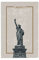 artboxONE Metall-Poster 20x30 cm Städte/New York Liberty in Grey von Künstler Sasha Lend