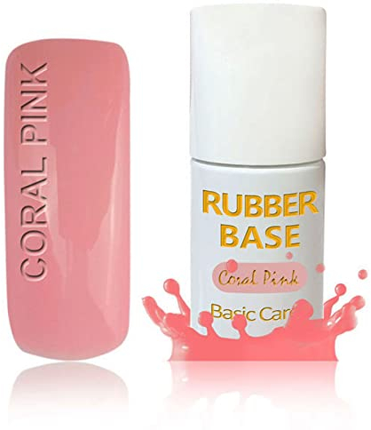 UV/LED Base Gel RubberGel Pincel Carice Camuflaje/MakeUp Gel (PINK CORAL)