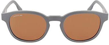Lacoste Unisex L968S Sunglasses, 305 Matte Grey, 51