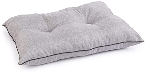 Royal Schneider Sitzkissen Kissen Polster Auflage Rückenkissen Loungekissen Lounge Bodenkissen Anti-Rutsch-Unterseite, Hellgrau - 5503, 50x40 cm - Rückenkissen