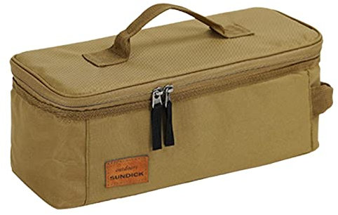 ZCSXK 5 borse portaoggetti da campeggio, in tessuto Oxford ad alta densità, organizer per utensili da cucina con divisori mobili, borsa a rete per il trasporto di utensili da cucina e attrezzature da