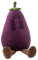 JOSON Kreative Aubergine Plüschtiere, 9 Zoll Mini Gemüse und Obst Plüschpuppen, Geburtstagsgeschenke für Jungen und Mädchen, Heimdekoration (Aubergine)