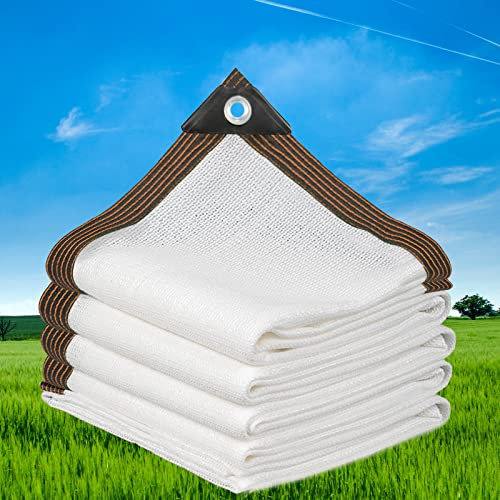 DGSFES Abri Piscine Filet Protection Piscine Filet Anti Chaleur, 90% Toile Anti UV Cache Balcon Carport, 3x5m Vue Toile Ombrage pour Pergola Voile D'ombrage Store Banne et Tonnelle de Jardin