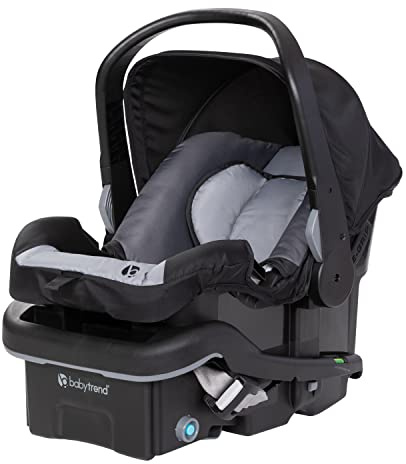 Baby Trend EZ-Lift™ Plus Infant Car Seat, Dash Black – Newborn Comfort Padding, Lightweight Carry Build, Adjustable Harness System
