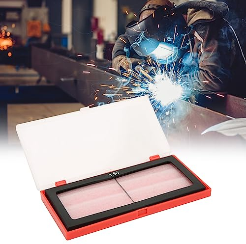 Verre - Soudure,lentille loupe en verre de soudage,3.0 Verre de Lentille de Tricheur de Soudure, Soudure de Lentille Grossissante, équipement de Protection Lentille de Loupe de Verre de Soudure Access