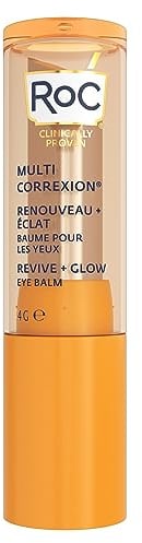RoC - Multi Correxion Revive + Glow Augenbalsam - Enthält Vitamin C - Hypoallergen - 4 g