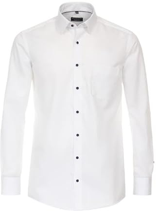 Redmond Businesshemd Uni Comfort Fit Weiß 3XL
