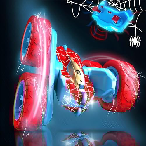 Glückpa Voiture Télécommandée[Licence MVL],Jouet Enfant 3 4 5 6 7 8 9+ Ans Garcon,2.4Ghz Voiture avec 2 Batterie Rechargeable et LED,Jeux Cadeau Noel Garçon Fille 3 4 5 6 7 8 9 Ans