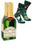 Rainbow Socks - Sparkling Wine Box Socks - Damen Herren Novelty Schaumwein Socken - Perfekte Geschenk socken für Partyfan- 1 Paar - Größen 36-40