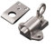 Gettimore Door Spring Bolt Stainless Steel Automatic Gate Latch Bounce Lock Attic Loft Ceiling Hatch Lock Catch Tool for Cabinets, Courtyard, Shed Doors