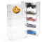 Friki Monkey Hot Wheels Loose Ausstellungsvitrine mit 5 Höhen, Plexiglas für Hot Wheels, Vitrine für Autosammlungen, Maßstab 1:64, Hot Wheels Display Case (Loose) (3 Stück)